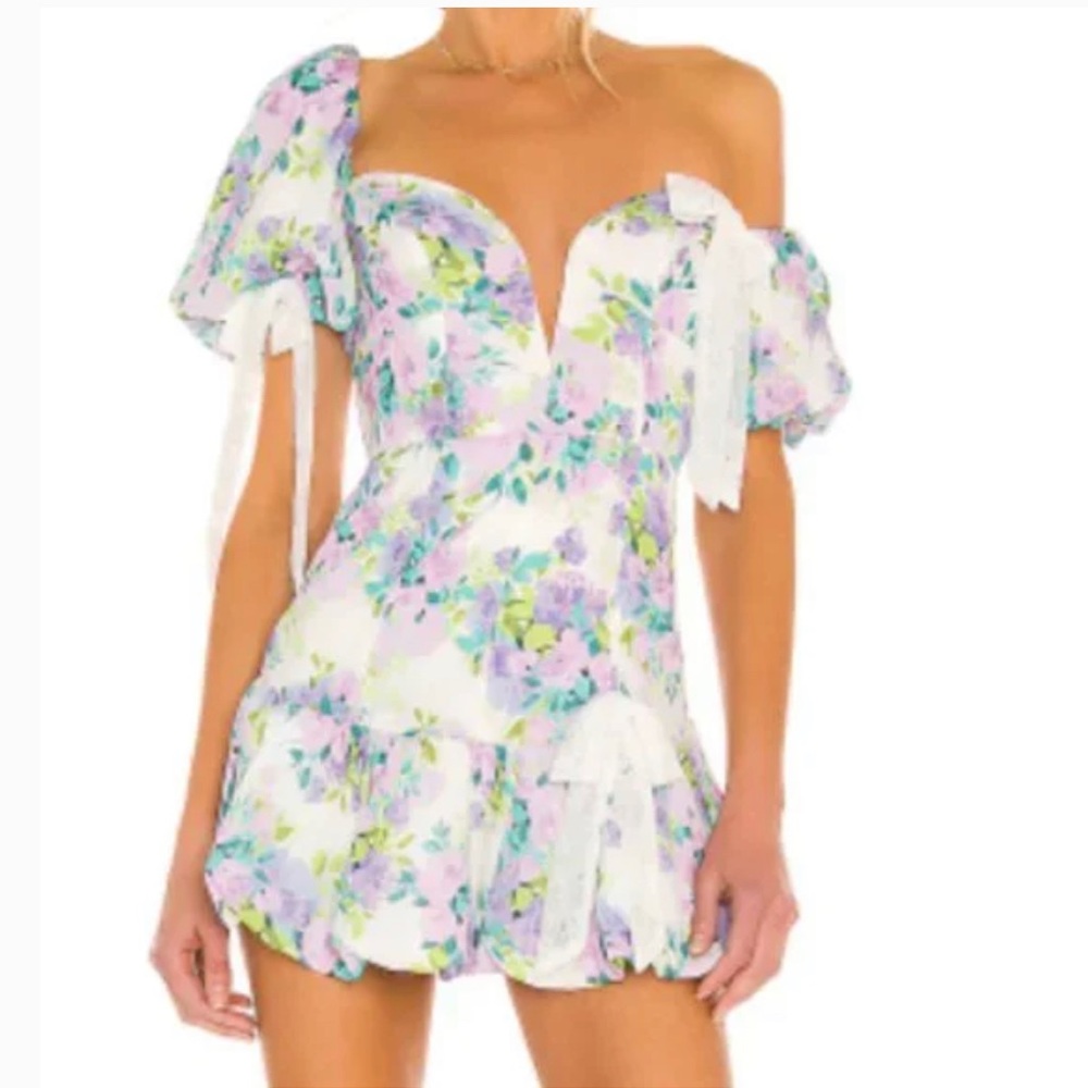 ISO For Love and Lemons Alice Mini Dress Lavender Small